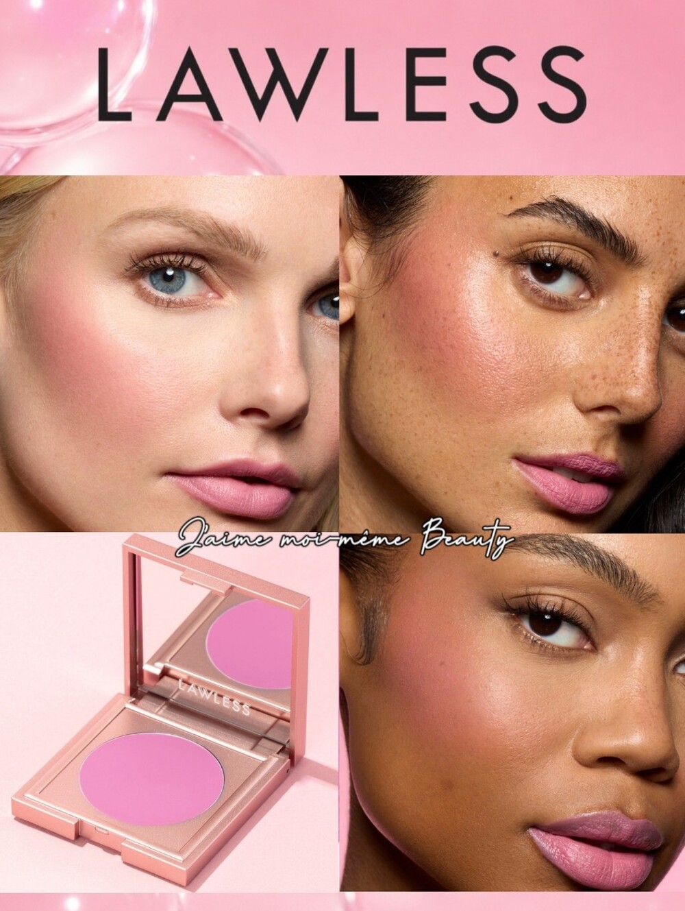 LAWLESS Cream Blush In Cheeky - Mauve Pink